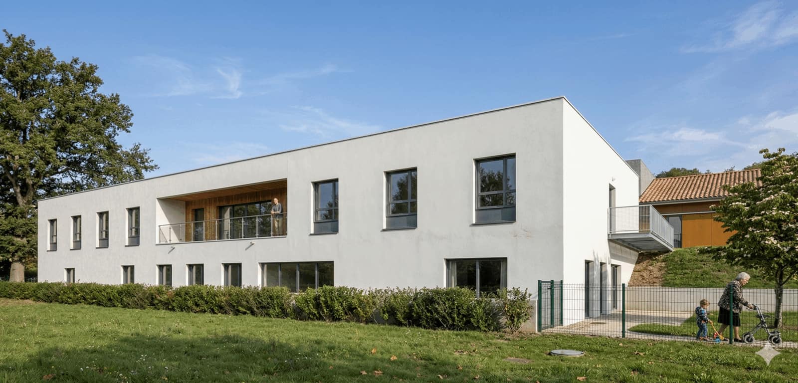 EHPAD d'Ercé et EHPAD de St Lizier, equipements publics à Ercé / 1 Rue Hector d'Ossun, 09190 Saint-Lizier (09) — Arche Studio, architecte à Toulouse — vue 2