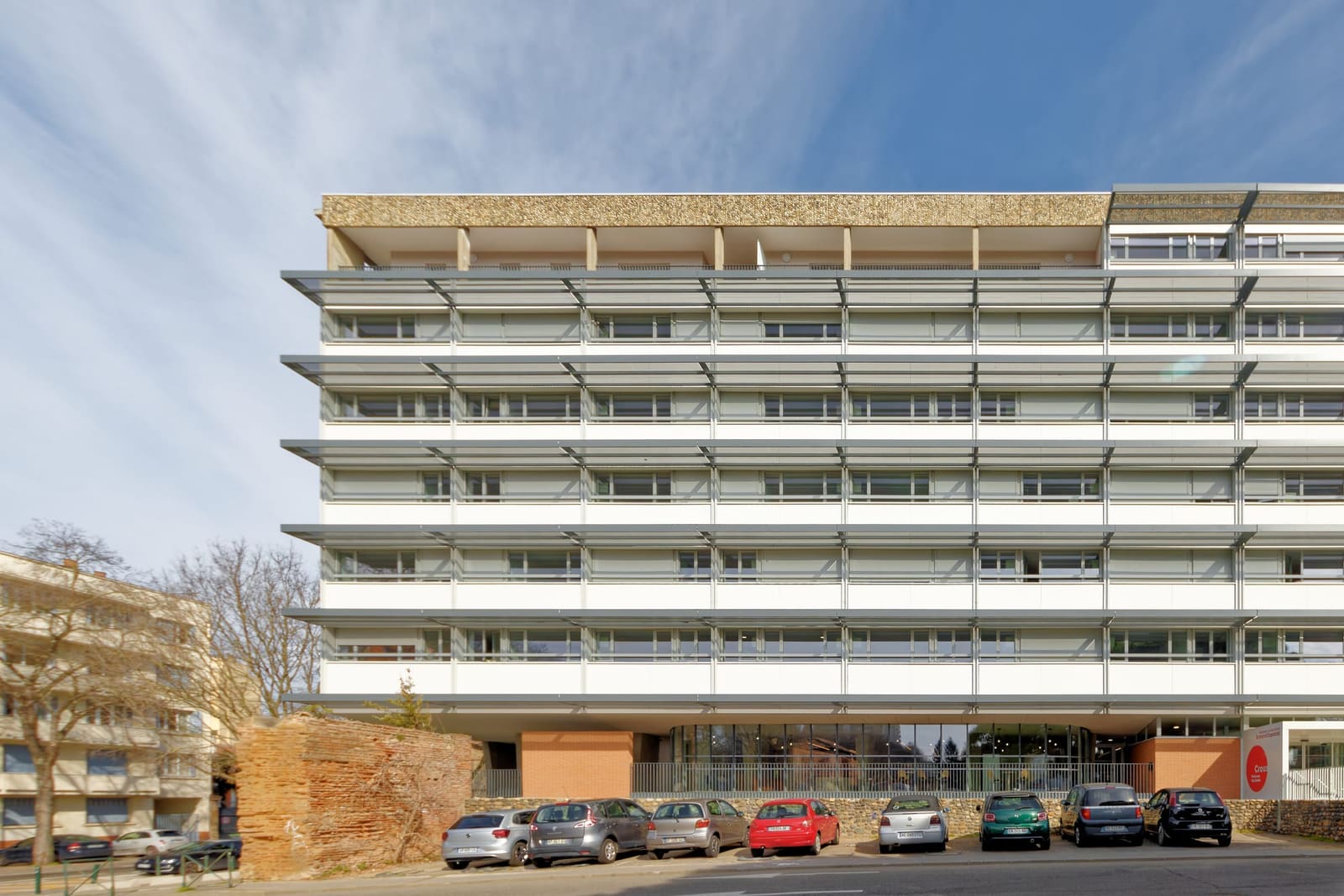 Logements étudiants CROUS - Bâtiment F, logements à 6 rue de l'Université, Toulouse (31) — Arche Studio, architecte à Toulouse — vue 2