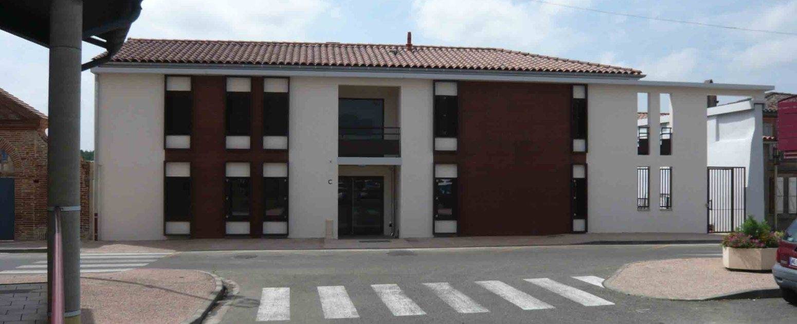 Logements sociaux de Villaudric, logements à 4 rue du 20 Août 1944, 31620 Villaudric — Arche Studio, architecte à Toulouse