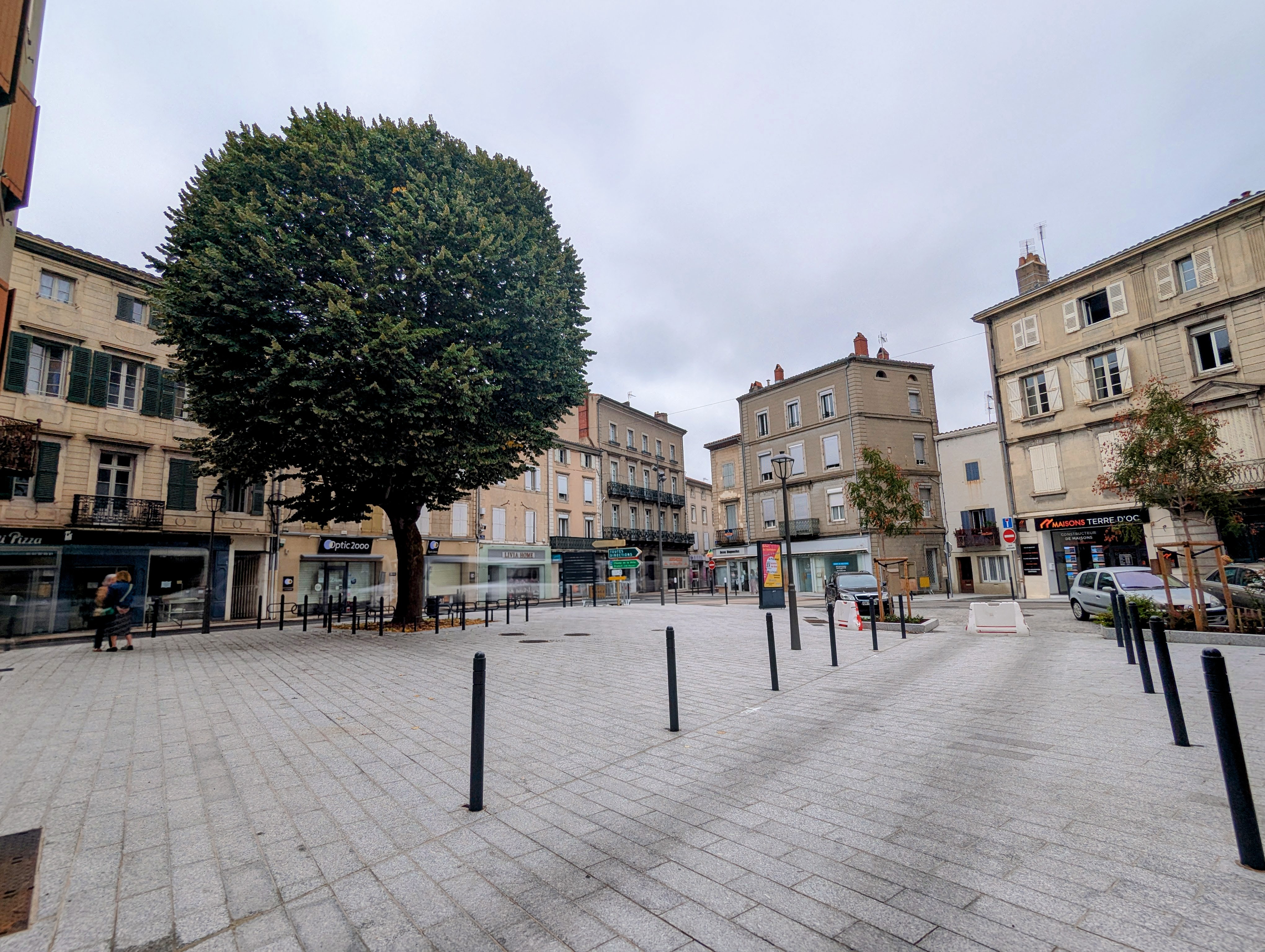 Place Gambetta, Mazamet, urbanisme à Place Gambetta, Mazamet (81) — Arche Studio, architecte à Toulouse
