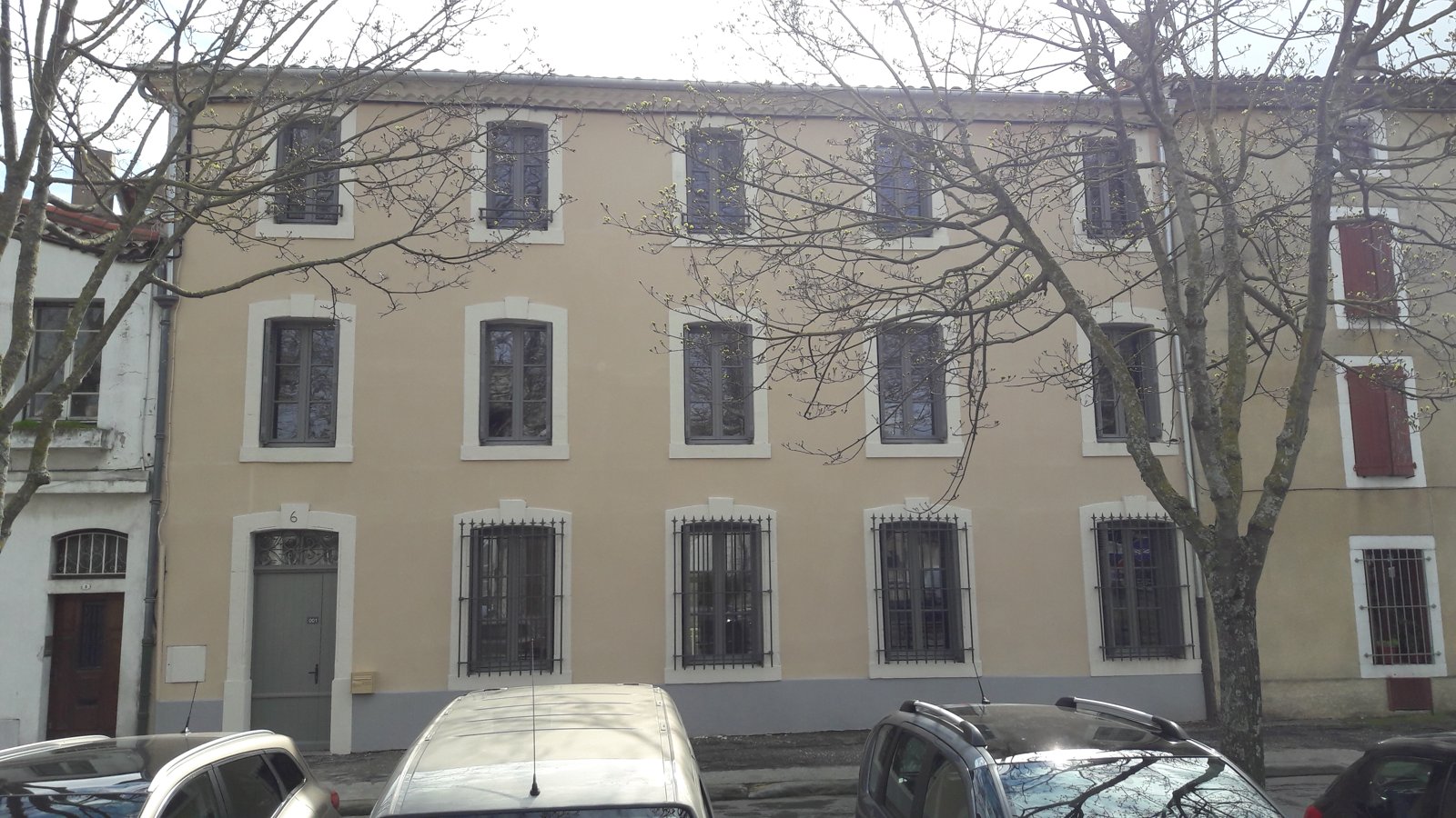 Résidence Littré, logements Réhabilitation en secteur sauvegardé (Bastide Saint-Louis) à 55 rue Littré, 11000 Carcassonne — Arche Studio, architecte à Toulouse
