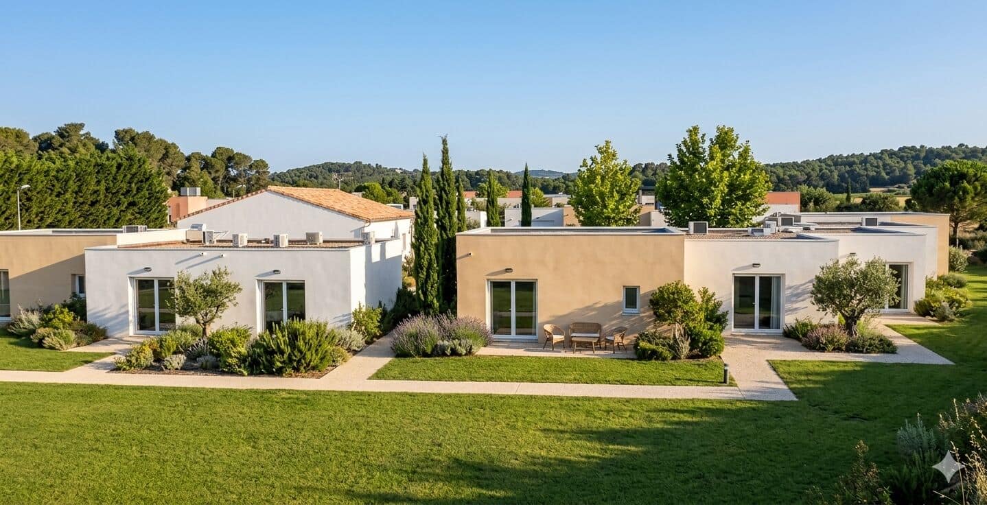 Logements AFDAIM, Alogéa, logements à Pennautier, Carcassonne (11) — Arche Studio, architecte à Toulouse