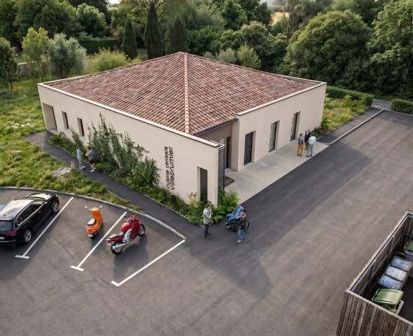 Cuisine centrale de Villebrumier, Villebrumier (82) : vue 2