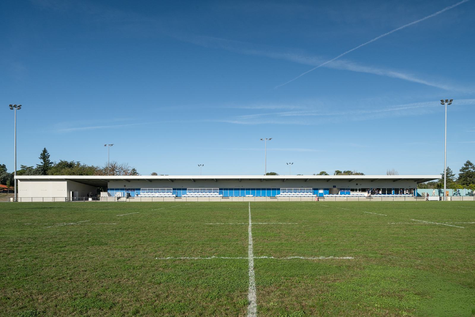 Stade Aimé Paris, equipements publics à 328 route du Plantaurel, 31860 Labarthe-sur-Lèze — Arche Studio, architecte à Toulouse