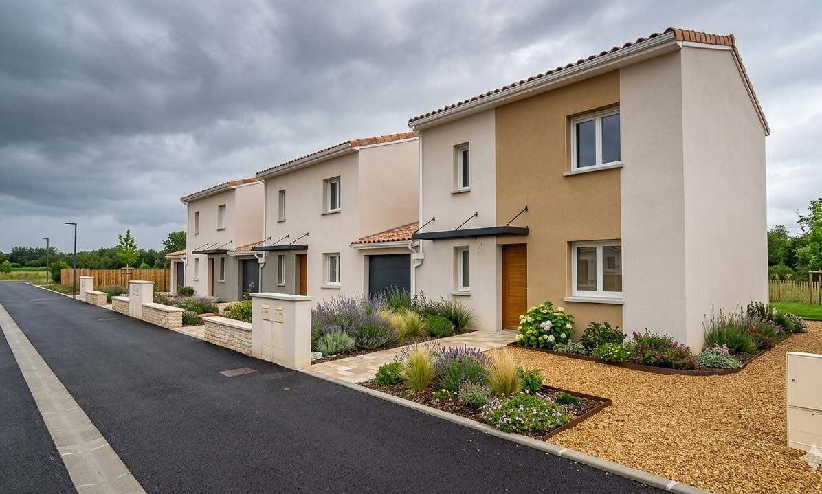 Logements individuels de Longages, logements à Lieu-dit La Peyonne, Longages (31) — Arche Studio, architecte à Toulouse