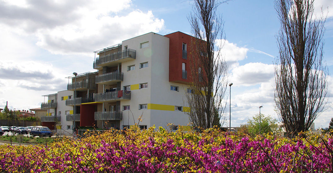 Le Jardin du Roi - 37 Logements BBC, logements BBC (Bâtiment Basse Consommation) à Rue Buffon, Carcassonne, Aude (11) — Arche Studio, architecte à Toulouse — vue 4