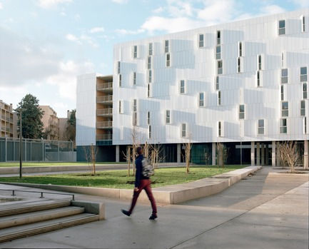 Résidence Olympe de Gouges, logements à Campus Ponsan Bellevue, Toulouse (31) — Arche Studio, architecte à Toulouse — vue 2