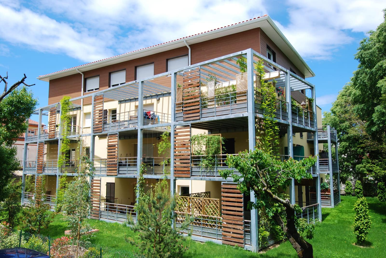 Résidence Végétale, logements à Quartier Saint-Michel, Toulouse (31) — Arche Studio, architecte à Toulouse — vue 2