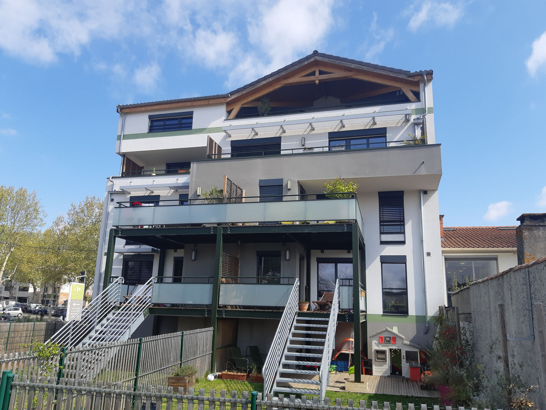 Résidences Gonin, logements RT 2012 à 5 Rue Claude Gonin, 31400 Toulouse (31) — Arche Studio, architecte à Toulouse
