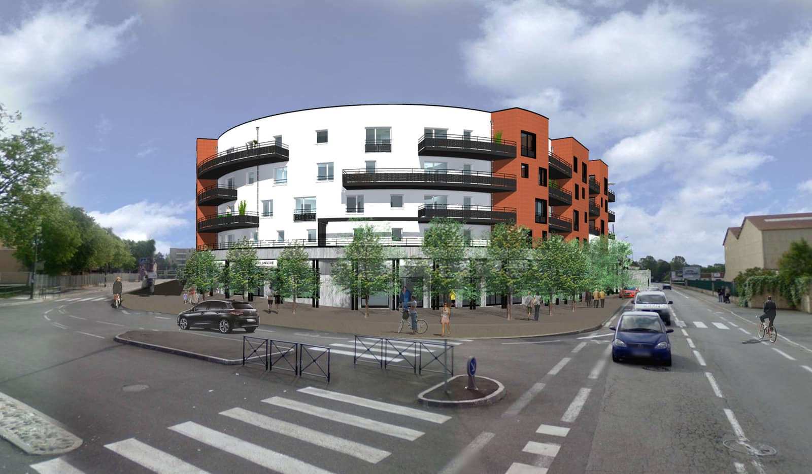 Résidences Gonin, logements RT 2012 à 5 Rue Claude Gonin, 31400 Toulouse (31) — Arche Studio, architecte à Toulouse — vue 3