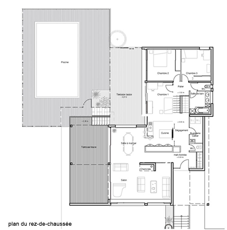 Villa C., maisons individuelles à Carcassonne, Aude (11) — Arche Studio, architecte à Toulouse — vue 2