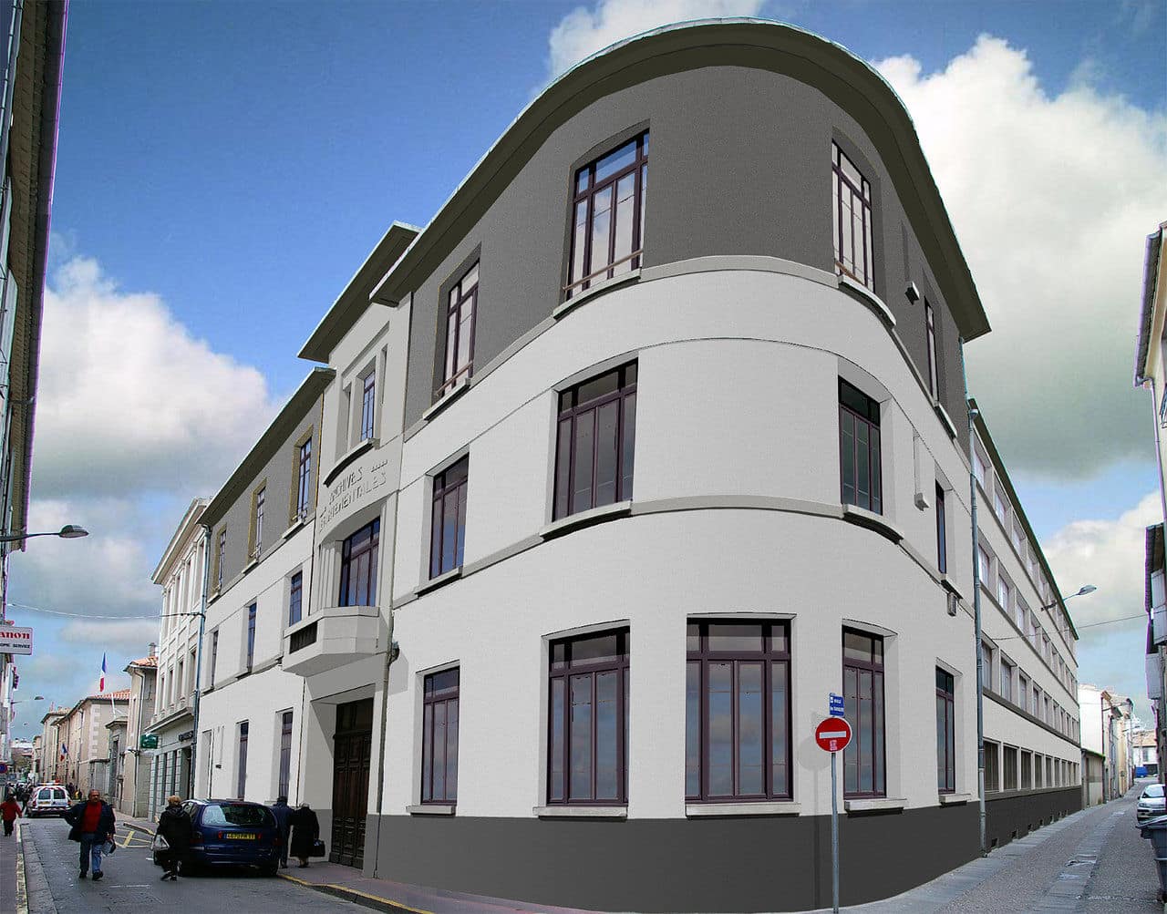 Archives Départementales - 15 Logements, rénovation à Rue Jean Bringer, Carcassonne, Aude (11) — Arche Studio, architecte à Toulouse